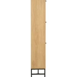 Hioshop Dylan schoenenkast 3 lades natuur Online