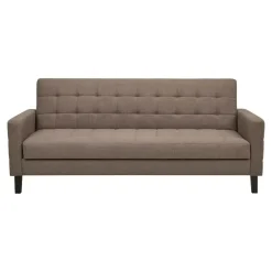 Merkloos Hioshop Elva slaapbank met opbergruimte bruin Sale