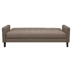 Merkloos Hioshop Elva slaapbank met opbergruimte bruin Sale