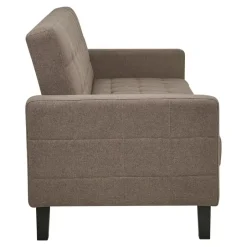 Merkloos Hioshop Elva slaapbank met opbergruimte bruin Sale