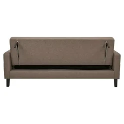 Merkloos Hioshop Elva slaapbank met opbergruimte bruin Sale