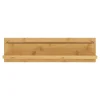 Hioshop Ember Wandplank 45x10x12cm natuur Clearance
