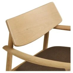 Merkloos Hioshop Gina fauteuil eik- bruin