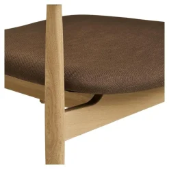 Merkloos Hioshop Gina fauteuil eik- bruin