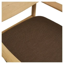 Merkloos Hioshop Gina fauteuil eik- bruin