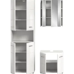 Merkloos Hioshop Ice badkamer I65 wit hoogglans- wit New