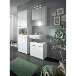 Merkloos Hioshop Ice badkamer I65 wit hoogglans- wit New