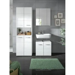 Merkloos Hioshop Ice badkamer I65 wit hoogglans- wit New