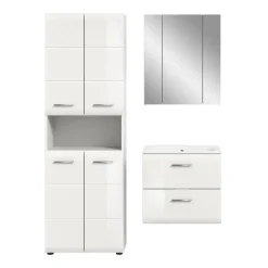 Merkloos Hioshop Ice badkamer I55 wit hoogglans- wit