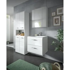 Merkloos Hioshop Ice badkamer I55 wit hoogglans- wit