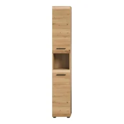 Merkloos Hioshop Ice kolomkast 2 deuren- 1 plank eiken decor