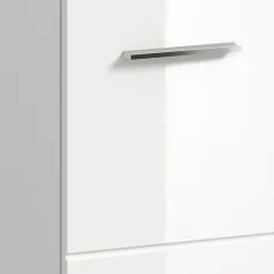 Merkloos Hioshop Ice wastafel 2 deuren wit hoogglans- wit Discount