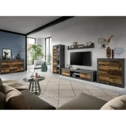 Merkloos Hioshop Jam wandkast wandplank 1 plank eiken decor