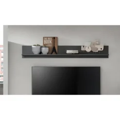 Merkloos Hioshop Jam wandkast wandplank 1 plank eiken decor