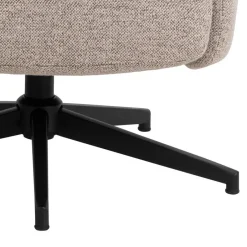 Hioshop London fauteuil recliner met voetenbank bouclé beige Online