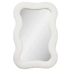 Merkloos Hioshop Mia spiegel teddyframe wit Outlet