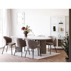 Merkloos Hioshop Mia spiegel teddyframe wit Outlet