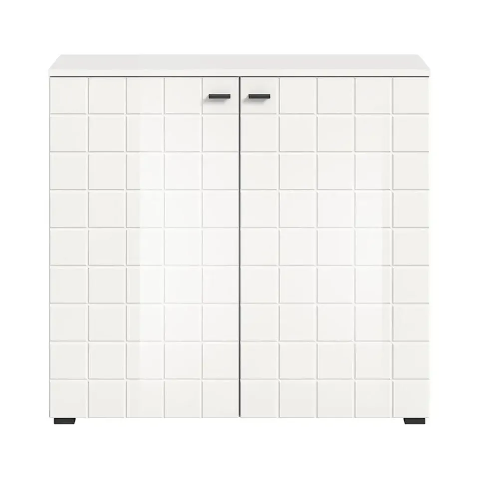 Hioshop Monte dressoir 2 deuren wit hoogglans Online