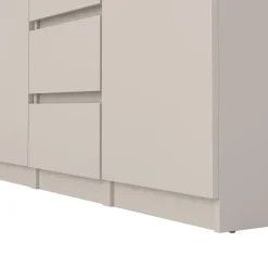 Hioshop Naia dressoir 2 deuren 4 lades eikdecor