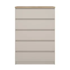 Merkloos Hioshop Naia ladekast 5 lades eikdecor Best