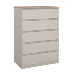 Merkloos Hioshop Naia ladekast 5 lades eikdecor Best