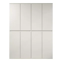Hioshop Nevada kledingkast 8 deuren wit Best