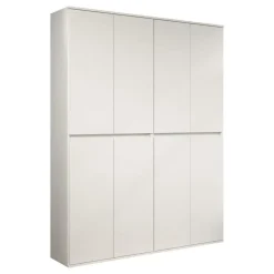 Hioshop Nevada kledingkast 8 deuren wit Best