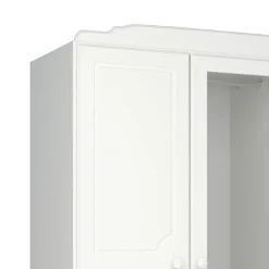 Hioshop Nilon kledingkast 3 deuren 5 laden wit Hot