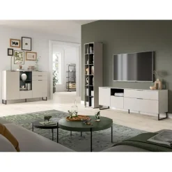 Merkloos Hioshop Noida wandkast 12 vakken kasjmier decor Online