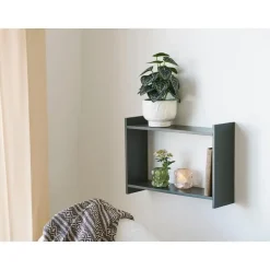 Merkloos Hioshop Norna wandplank 1 plank groen Discount