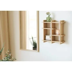 Merkloos Hioshop Oline wandplank 6 planken eikenfineer Clearance