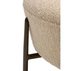 Merkloos Hioshop Orbit Dan-Form poef bouclé offwhite Sale