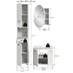 Merkloos Hioshop Prisma badkamer P4 wit Online