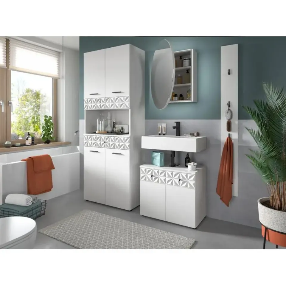 Merkloos Hioshop Prisma badkamer P5 wit Discount