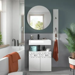 Merkloos Hioshop Prisma badkamer P5 wit Discount