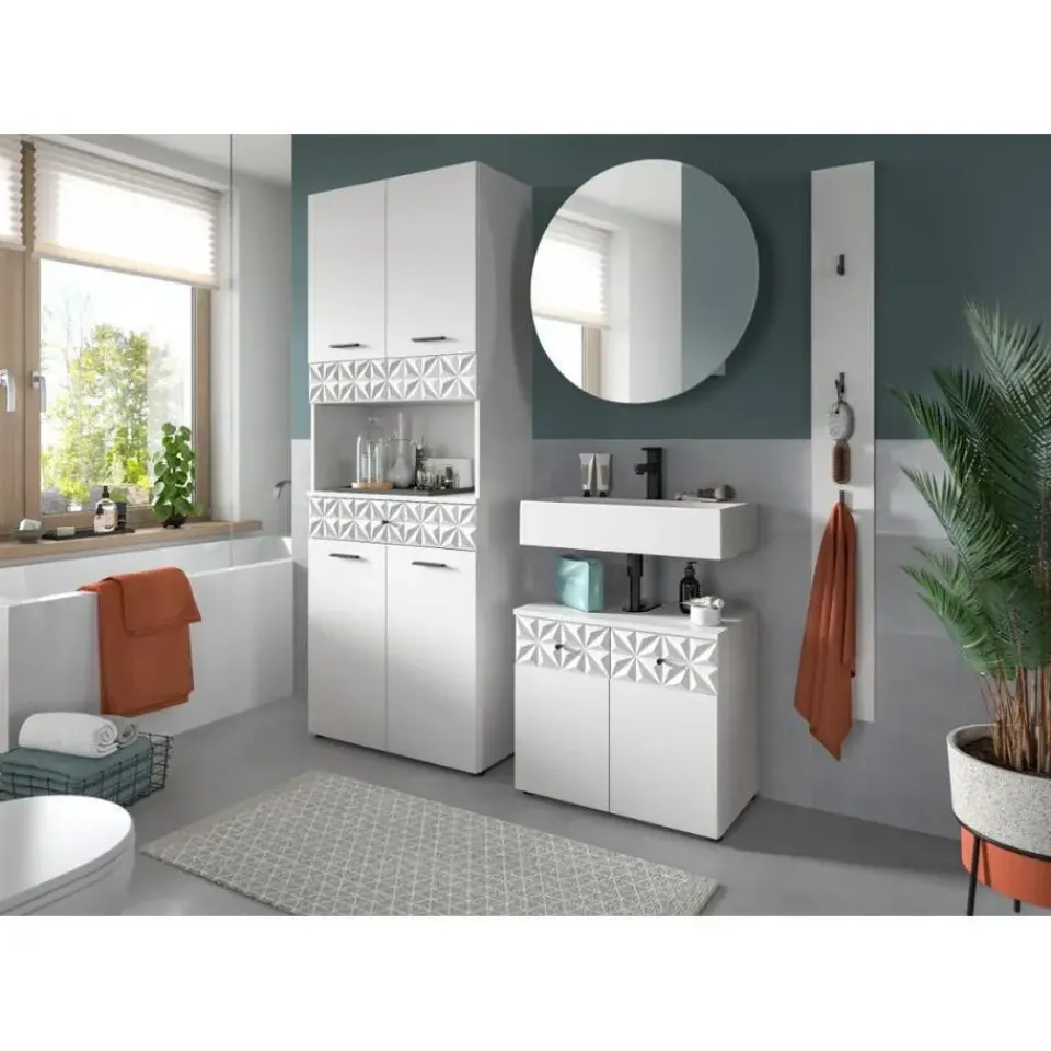 Merkloos Hioshop Prisma badkamer P5 wit Discount