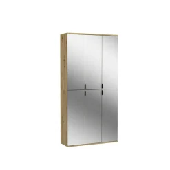 Hioshop ProjektX kledingkast - 6 deuren spiegel Best