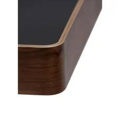 Merkloos Hioshop Protopia Dan-Form wandplank met haken 9 haken fineer walnoot Discount