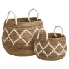 Merkloos Hioshop Runa mand set van 2 natuur Outlet