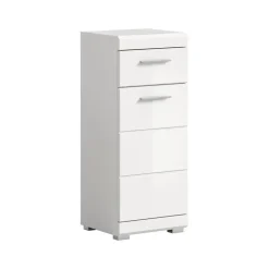 Merkloos Hioshop Scout badkamerkast 1 deur- 1 lade wit hoogglans- wit Hot