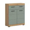 Merkloos Hioshop Scout badkamerkast 2 deuren- 1 lade salvie decor- eiken decor Online