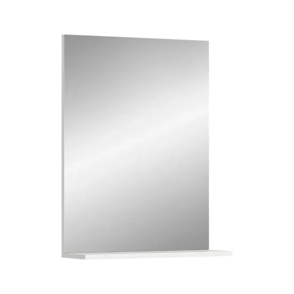 Merkloos Hioshop Scout spiegel bad 1 deur- 1 plank wit hoogglans- wit Clearance