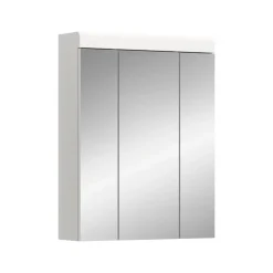 Merkloos Hioshop Scout spiegelkast 3 spiegeldeuren wit hoogglans- wit Discount