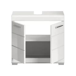 Merkloos Hioshop Scout wastafel 2 deuren- 2 lades wit hoogglans- wit Sale