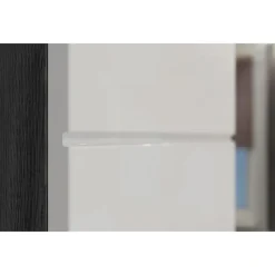 Merkloos Hioshop Scout wastafel 2 deuren wit hoogglans- grijs Online