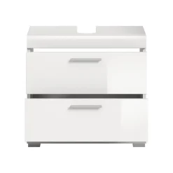 Merkloos Hioshop Scout wastafel 2 deuren- 2 lades- 2 planken wit hoogglans- wit Hot