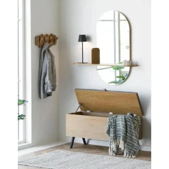 Merkloos Hioshop Senta bureaulamp oplaadbaar zwart Best