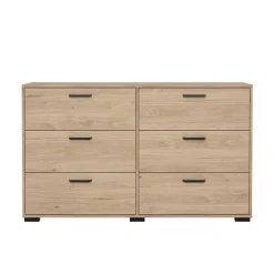 Hioshop Sofia ladekast 6 lades eikdecor Discount