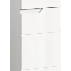 Merkloos Hioshop Solero badkamerkast 2 deuren- 1 lade wit hoogglans- wit New