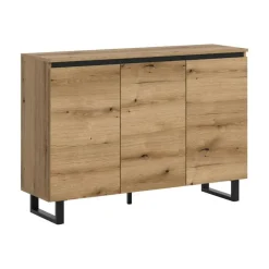 Merkloos Hioshop Tomasa dressoir 3 deuren eiken decor Clearance